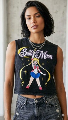 לצפייה במוצר SAILORMOON CROPPED T-SHIRT